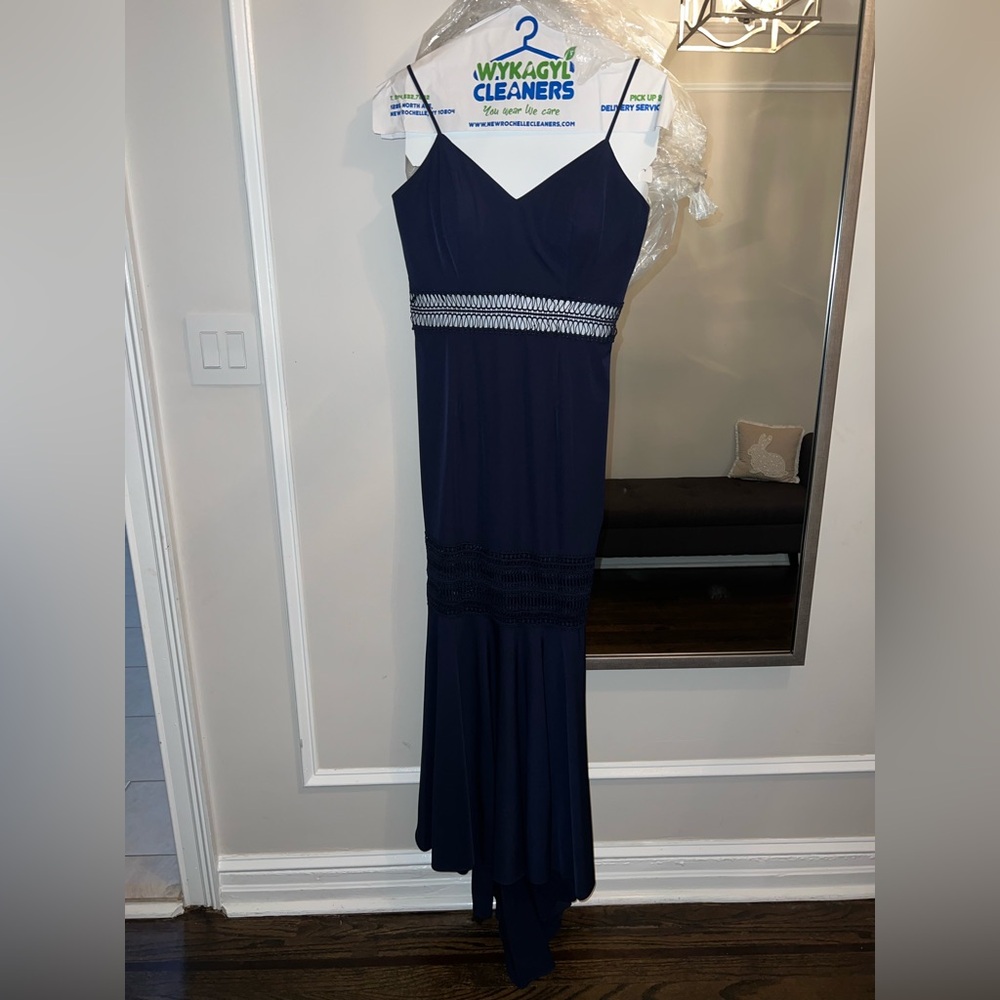 Jario Chic Navy Blue Maxi Dress
